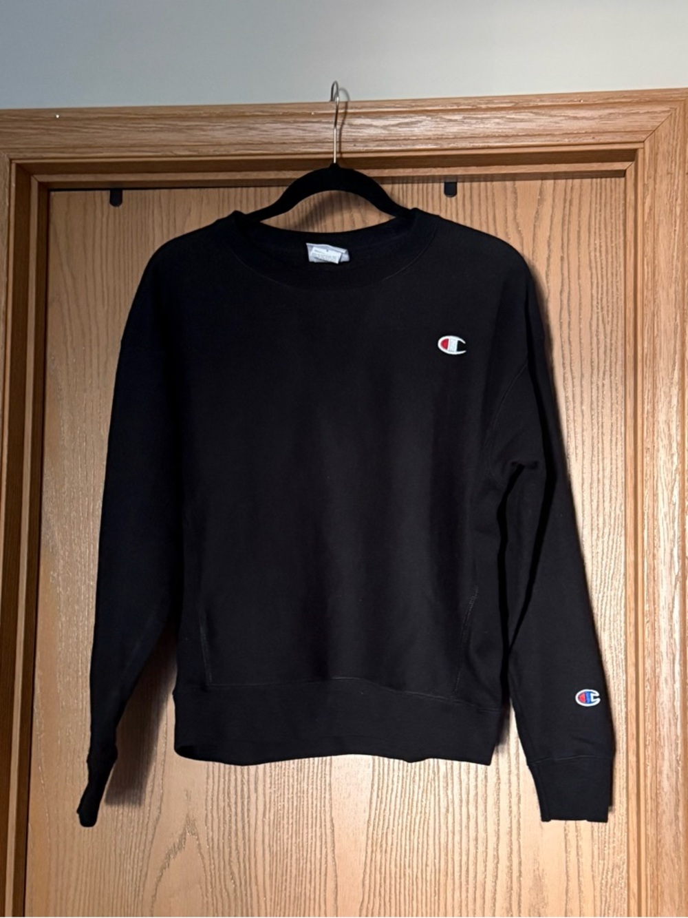 Champion Black Crewneck